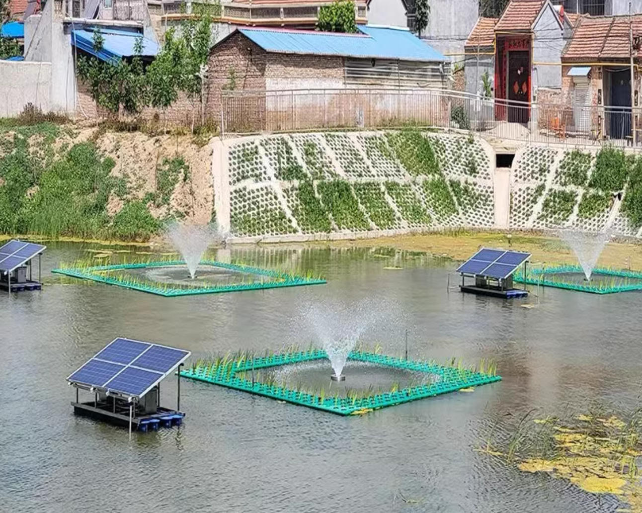 水柱式喷泉曝气机是水体生态的灵动守护者