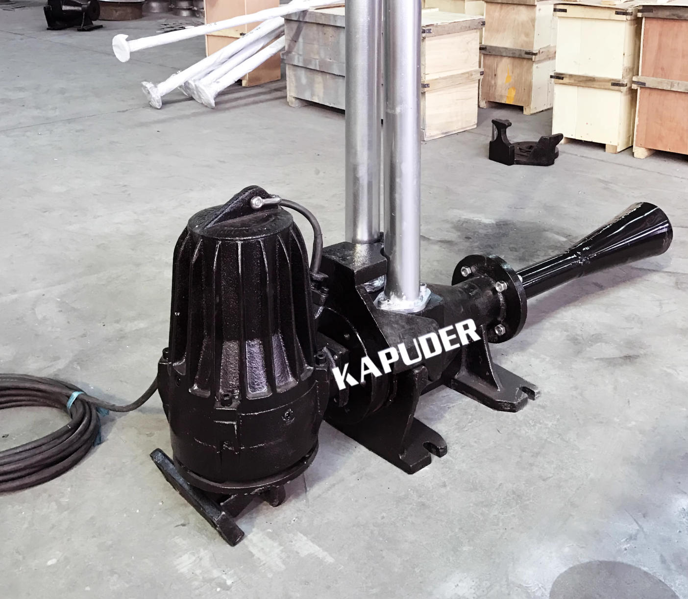 射流式潜水曝气机：结构紧凑，快速安装 - 为您的水处理系统提供高效曝气解决方案