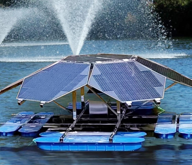太阳能驱动的水体净化与美化方案