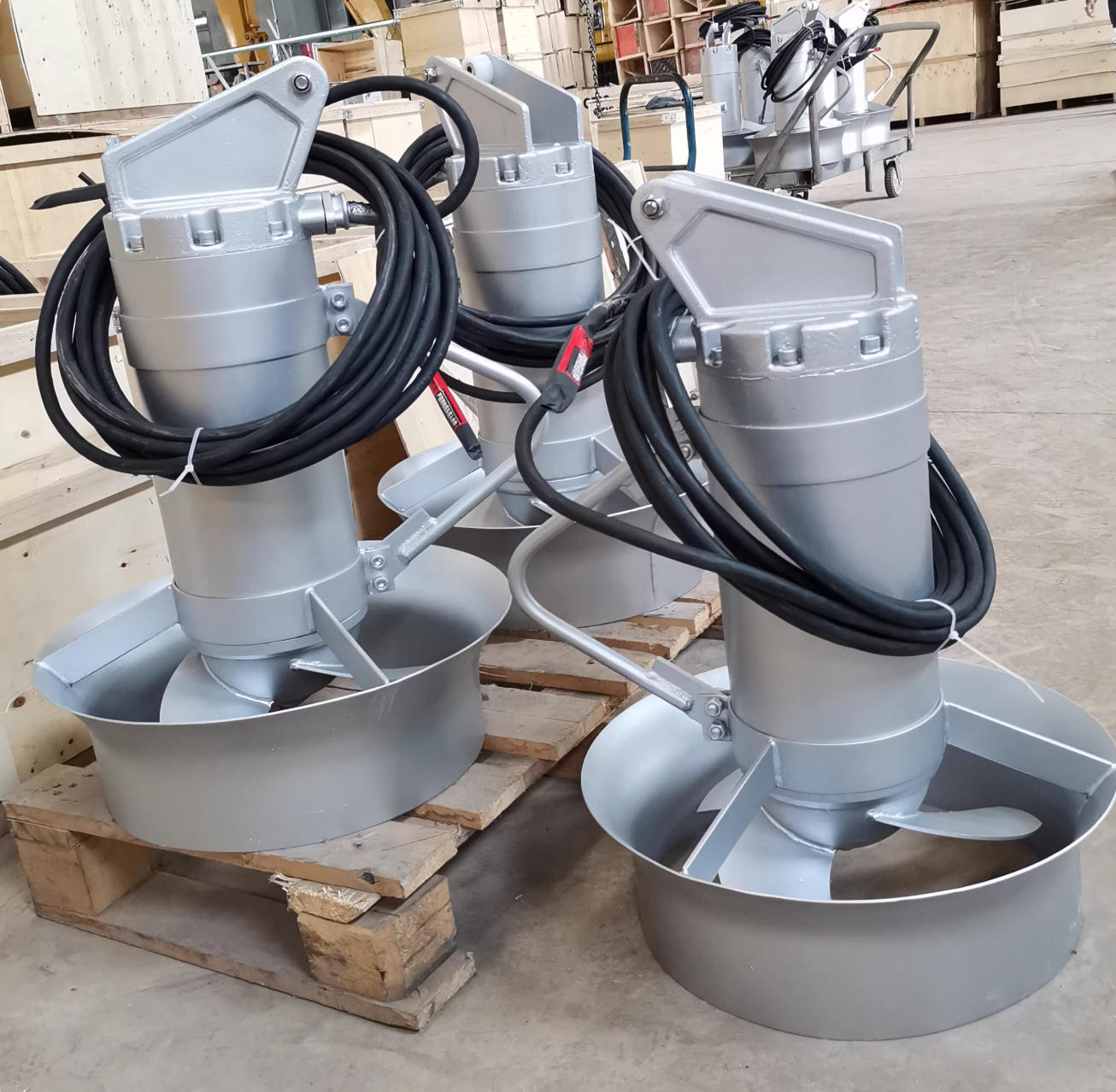 南京凯普德制泵与广西合作伙伴成功交付潜水搅拌设备